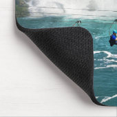 Stadt - Niagara NY - Über der Niagara Mousepad (Ecke)
