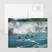 Stadt - Niagara NY - Über der Niagara Postkarte (Vorne/Hinten)