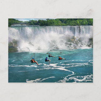 Stadt - Niagara NY - Über der Niagara Postkarte