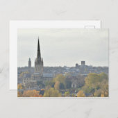 Stadt Norwich Postkarte (Vorne/Hinten)
