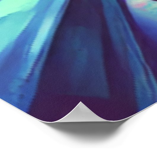 Stadt Nova Lux | AI Art Poster (Ecke)