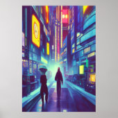 Stadt Nova Lux | AI Art Poster (Vorne)