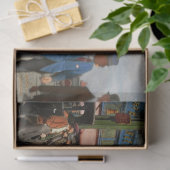 Stadt - NY - Der Zirkus kommt 1920 in die Stadt Seidenpapier (Geschenk)