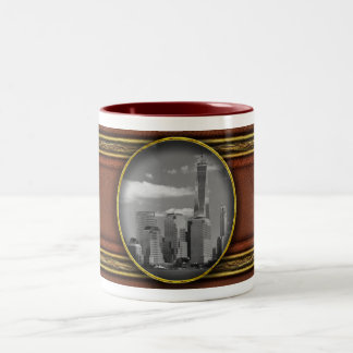 Stadt - NY - Die Schattierungen einer Stadt Zweifarbige Tasse