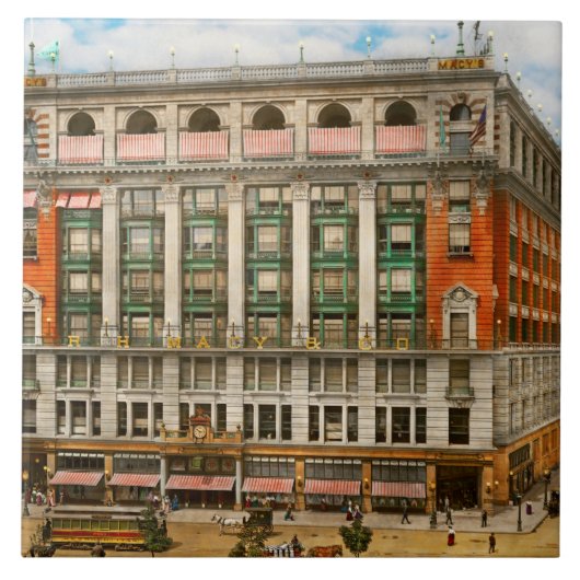 Stadt - NY - Erklärung zur Mode 1905 Fliese (Vorderseite)