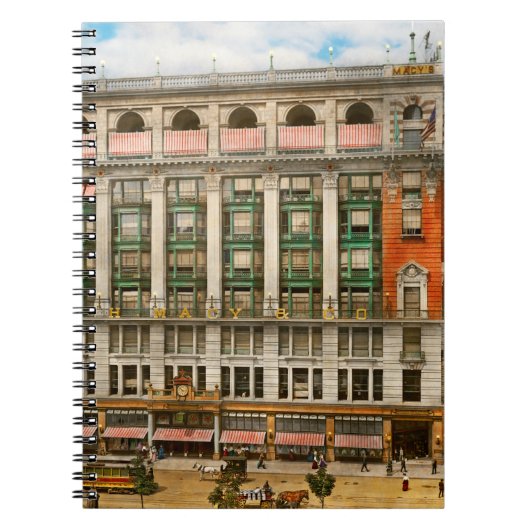 Stadt - NY - Erklärung zur Mode 1905 Notizblock (Vorderseite)