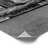 Stadt - NY - Finanzviertel - BW Poster (Ecke)