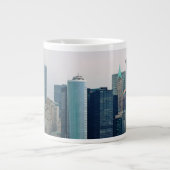 Stadt - NY - Finanzviertel Jumbo-Tasse (Vorderseite)