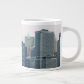 Stadt - NY - Finanzviertel Jumbo-Tasse (Rechts)