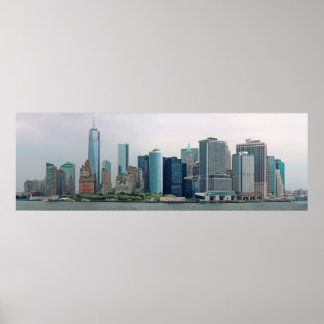 Stadt - NY - Finanzviertel Poster