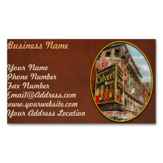 Stadt - NY - Geschmacksrichtungen und Macy's 1942 Magnetische Visitenkarte