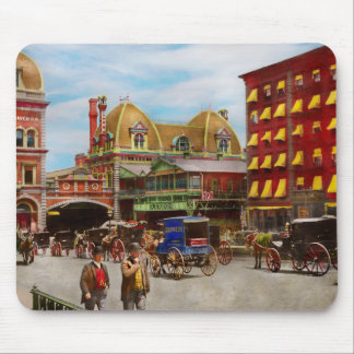 Stadt - NY - Großes Zentralgebäude 1890 Mousepad