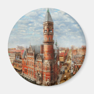 Stadt - NY - Jefferson Market Court House 1905 Magnet