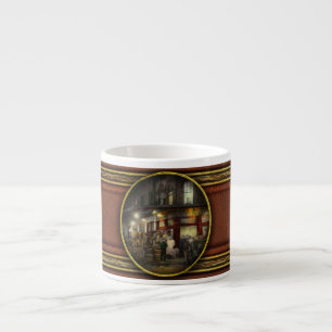 Stadt - NY - Washington St Market, nächtliche Eink Espressotasse