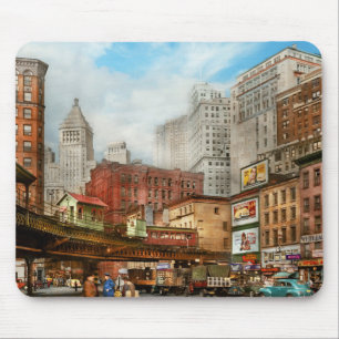 Stadt - NY - Willkommen in der großen Stadt 1941 Mousepad
