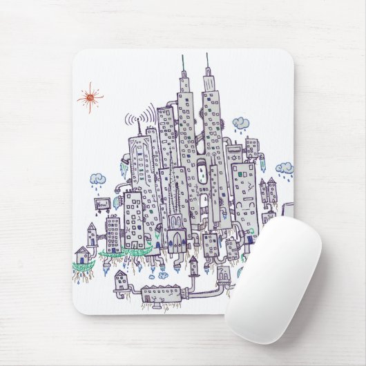 Stadt ohne ahill mousepad (Mit Mouse)