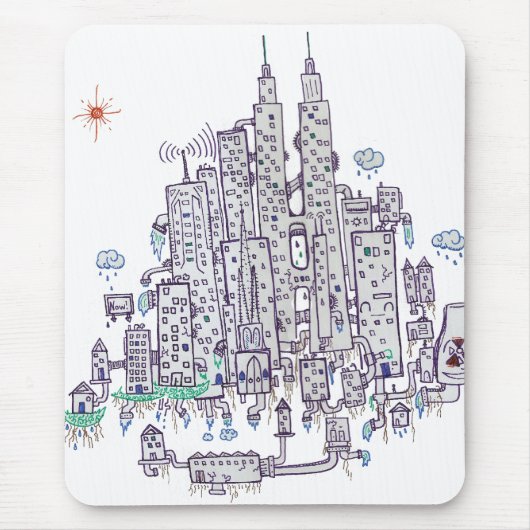 Stadt ohne ahill mousepad (Vorne)