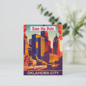 Stadt Oklahoma, Save the Date Einladungen (Stehend Vorderseite)