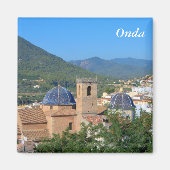 Stadt Onda in Spanien Magnet (Vorne)