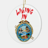 Stadt Oregon Keramik Ornament (Links)