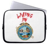 Stadt Oregon Laptopschutzhülle (Vorderseite)