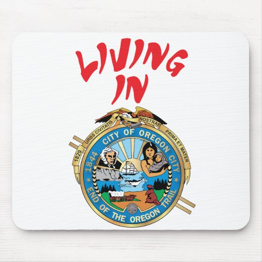 Stadt Oregon Mousepad (Vorne)