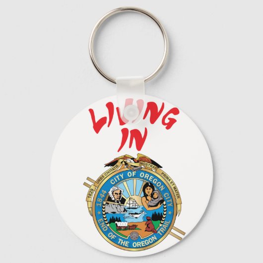 Stadt Oregon Schlüsselanhänger (Vorderseite)