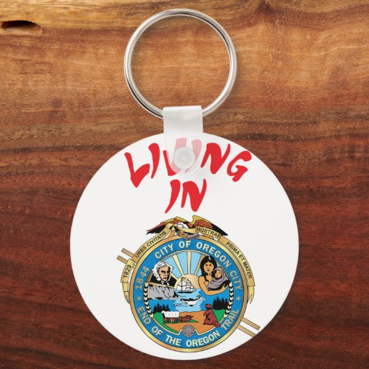 Stadt Oregon Schlüsselanhänger (Vorderseite)