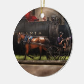 Stadt - PA - Sie got zur Liebe Lancaster Keramik Ornament (Links)