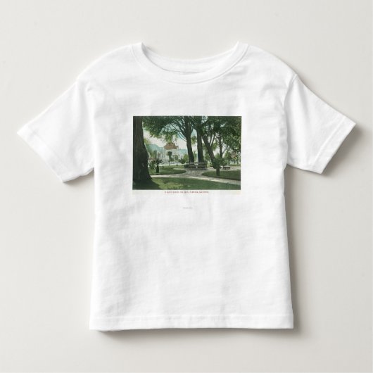 Stadt-Park ViewAlameda, CA Kleinkind T-shirt (Vorderseite)
