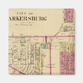 Stadt Parkersburg, West Virginia Magnet (Vorne)