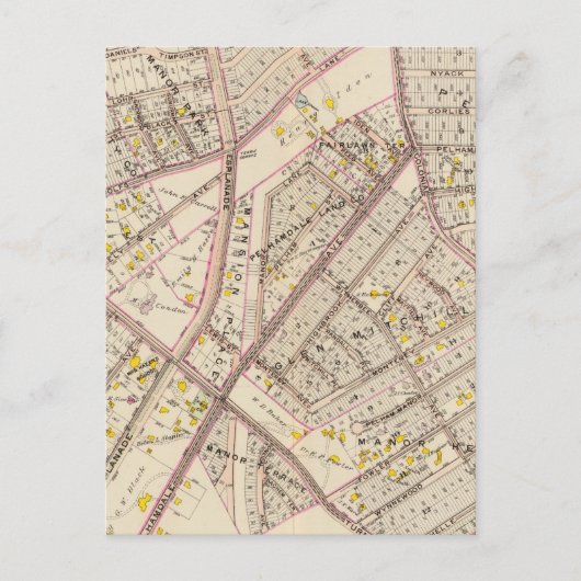 Stadt Pelham, New York Postkarte (Vorderseite)