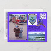 Stadt Petersburg, Alaska Postkarte (Vorne/Hinten)