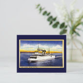 Stadt Petoskey, Michigan Staat Ferry Postkarte (Stehend Vorderseite)