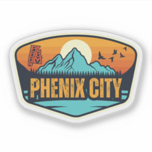 Stadt Phenix, Alabama Aufkleber