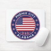 Stadt Phenix, Alabama Mousepad (Mit Mouse)