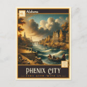 Stadt Phenix, Alabama | VINTAG Postkarte (Vorderseite)