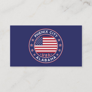 Stadt Phenix, Alabama Visitenkarte