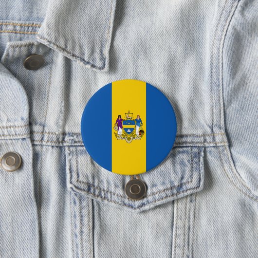 Stadt Philadelphia (Pennsylvania) Button (Beispiel)