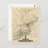 Stadt Philadelphia Pennsylvania Karte (1777) (Vorne/Hinten)