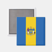 Stadt Philadelphia (Pennsylvania) Magnet (Vorderseite/Rückseite)