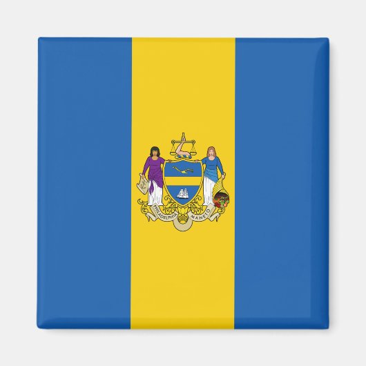 Stadt Philadelphia (Pennsylvania) Magnet (Vorne)