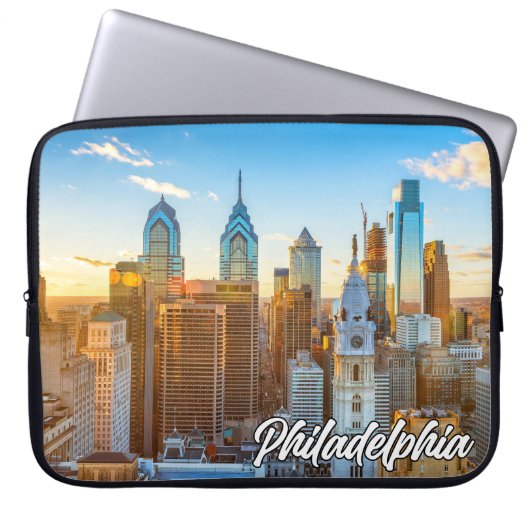 Stadt Philadelphia, Pennsylvania, USA Laptopschutzhülle (Vorderseite)