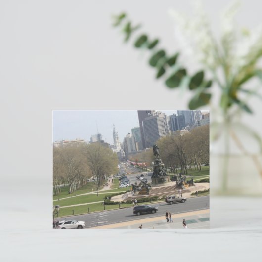 Stadt Philadelphia Postkarte (Stehend Vorderseite)