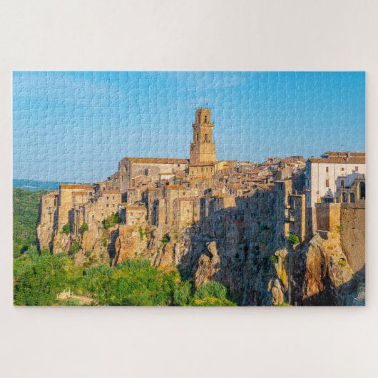 Stadt Pitigliano, Toskana, Italien Puzzle (Horizontal)