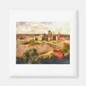 Stadt Pittsburgh Magnet (Vorne)