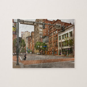 Stadt - Pittsburgh PA - Laufe spät dran Puzzle