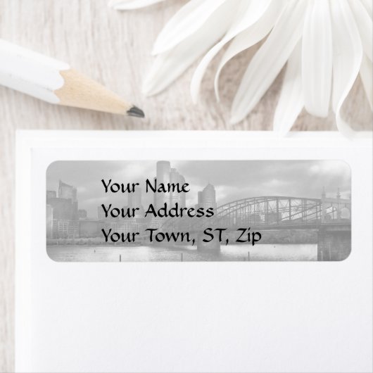 Stadt - Pittsburgh, PA - Smithfield Bridge BW (Insitu)