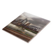 Stadt - Pittsburgh, PA - Smithfield Bridge Fliese (Seite)