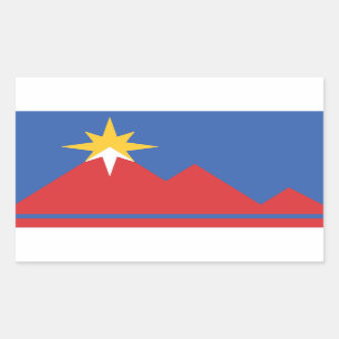 Stadt Pocatello Flag Stickers